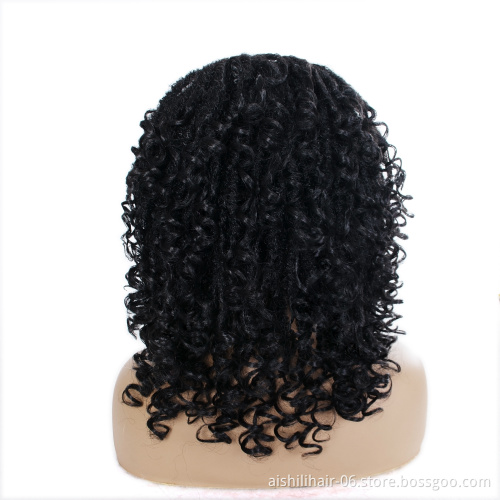 Passion twist barided headband wigs synthetic hair wigs vendors heat resistant wigs  for black women